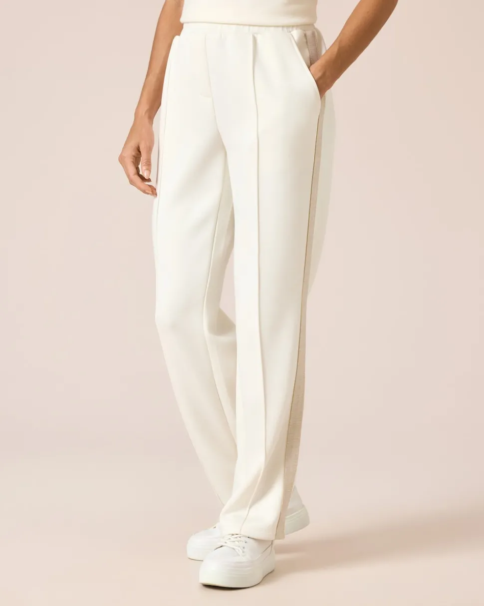 Jerseyhose mit Glitzerstreifen