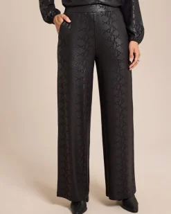 Jerseyhose mit Schlangenfoil