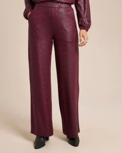 Jerseyhose mit Schlangenfoil