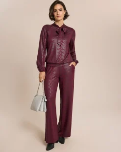 Jerseyhose mit Schlangenfoil