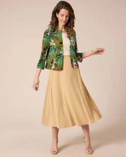 Jerseyjacke mit Print