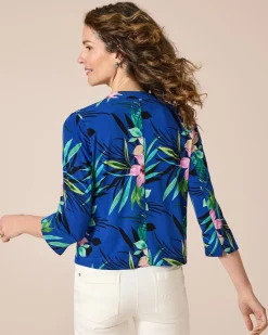 Jerseyjacke mit Print