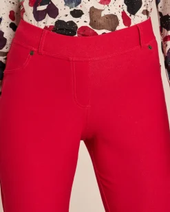 Jersey Schlupfhose in Jeansoptik innen aufgerauht
