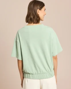 Jersey Shirt mit Struktur