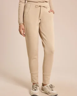 Joggpants aus strukturiertem Sweat