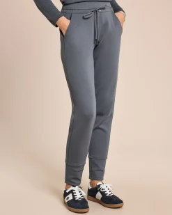 Joggpants aus strukturiertem Sweat