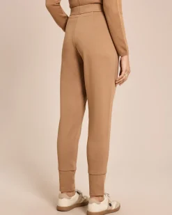 Joggpants aus strukturiertem Sweat