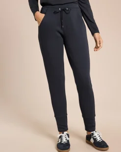 Joggpants aus strukturiertem Sweat
