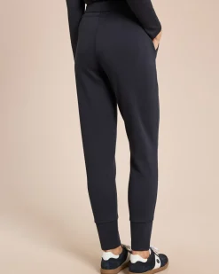 Joggpants aus strukturiertem Sweat