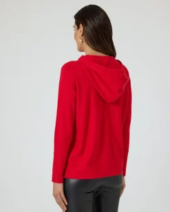 Kapuzenpullover mit Logo-Applikation
