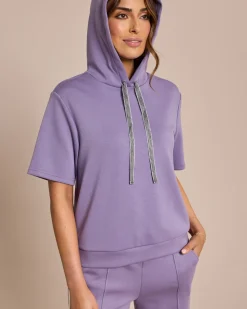 Kapuzen-Shirt mit Bändern