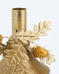Kerzenständer Eichblatt, 2 Stk.