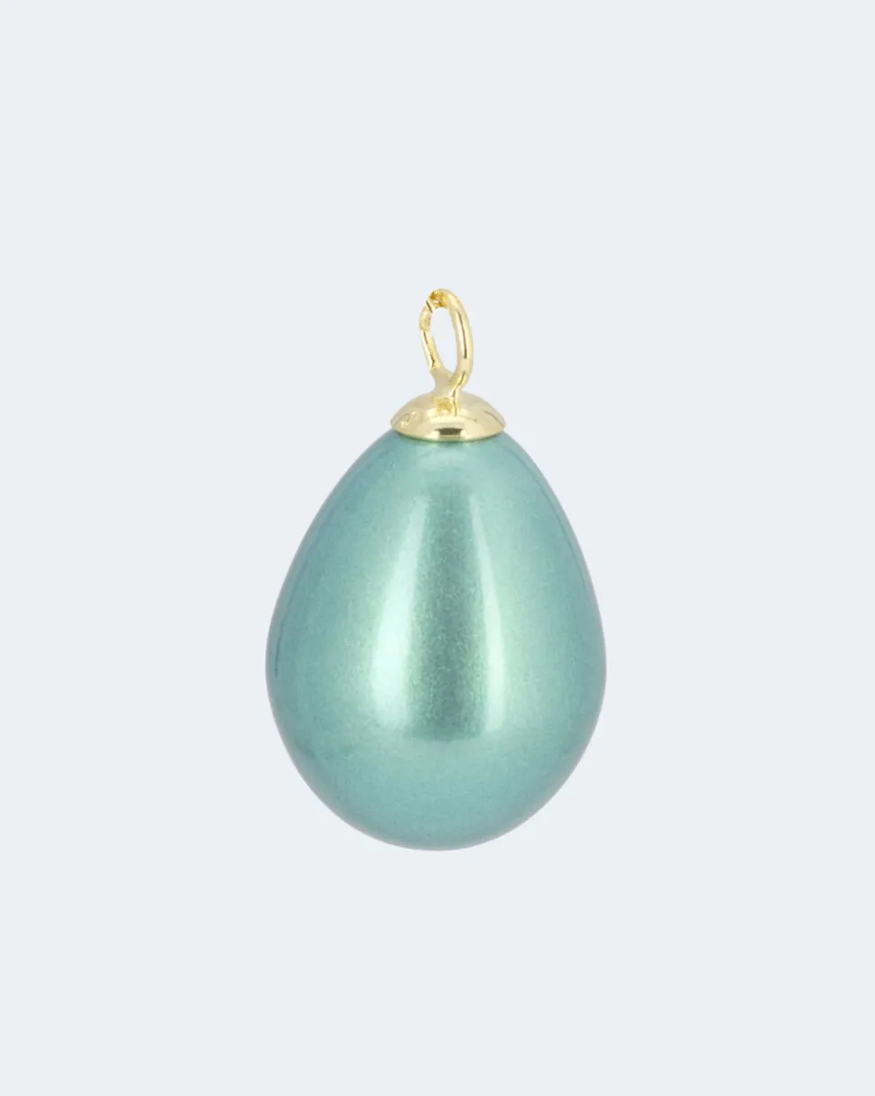 Kette + Anhänger mit MK-Perle 16 x 21mm