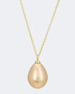 Kette + Anhänger mit MK-Perle 16 x 21mm