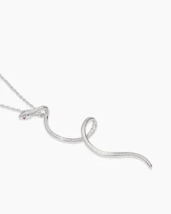 Kette und Anhänger mit Zirkonia
