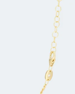 Kordelkette mit Brillant 0,02 ct