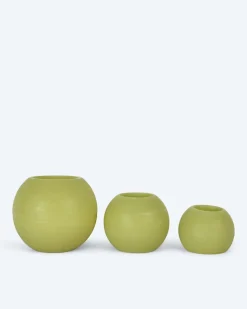 Kugelkerzen-Set, 3tlg.