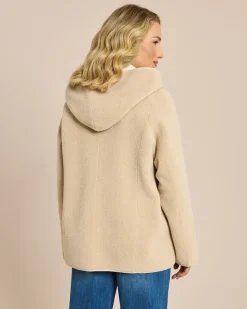 Kurzmantel zum Wenden in Shearling-Optik