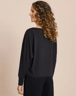 Kuschelshirt mit Fledermausarm