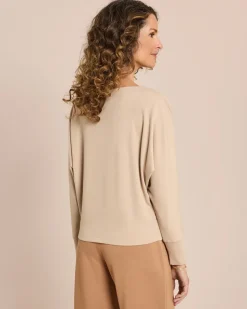 Kuschelshirt mit Fledermausarm