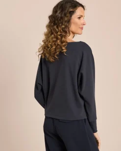Kuschelshirt mit Fledermausarm