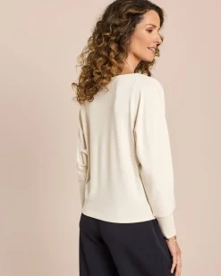 Kuschelshirt mit Fledermausarm