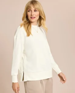 Langarm Shirt mit Zipperdetail