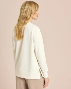 Langarm Shirt mit Zipperdetail