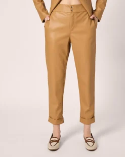 Lederimitat-Hose im Unidesign