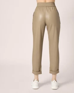 Lederimitat-Hose im Unidesign