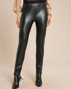 Lederimitathose mit Logo Bund