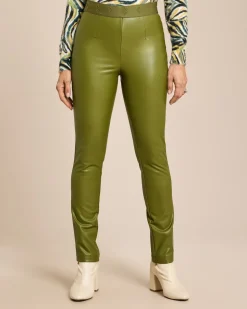 Lederimitathose mit Logo Bund