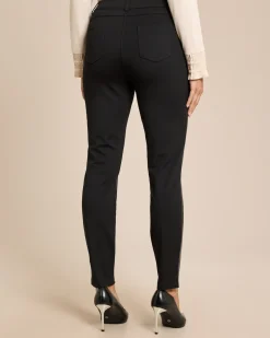 Lederimitathose mit Ponte di Roma
