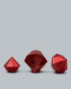 LED-Glasdiamant, 3tlg.