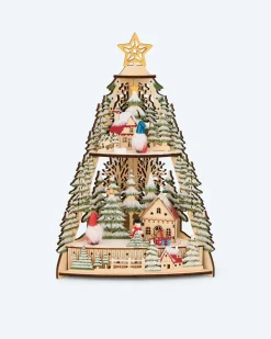 LED-Holzpyramide Wichtel