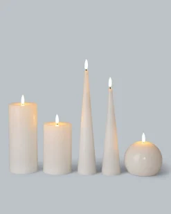 LED-Kerzen-Mix Glossy, 5tlg.