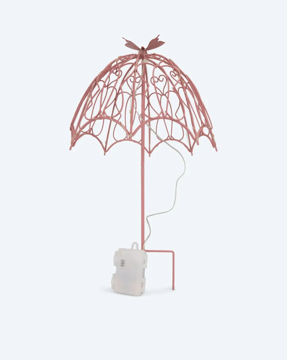 LED-Outdoor-Gartenstecker "Schirm"