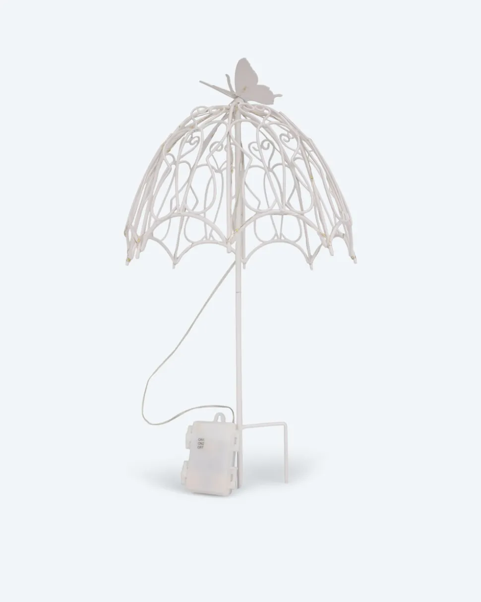 LED-Outdoor-Gartenstecker "Schirm"