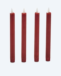 LED-Stabkerze "Long Shine", 4tlg.