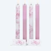 4 LED-Stabkerzen "floral" mit Geschenkbox