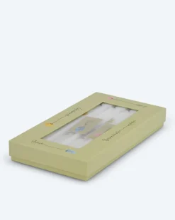 4 LED-Stabkerzen mit Spruch in Geschenkbox