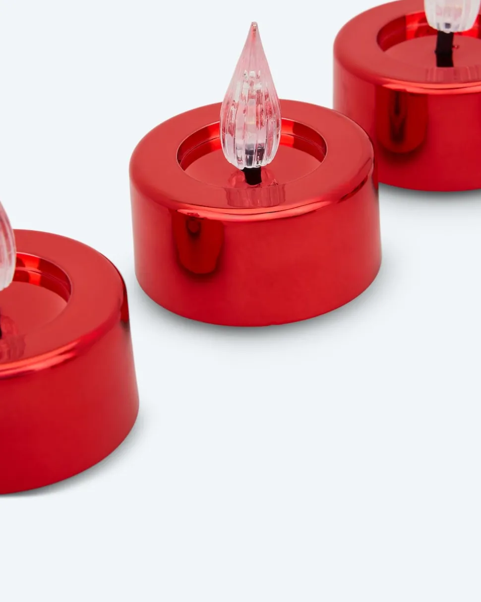 LED-Teelichter Shiny, 7tlg.