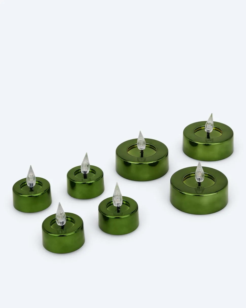 LED-Teelichter Shiny, 7tlg.