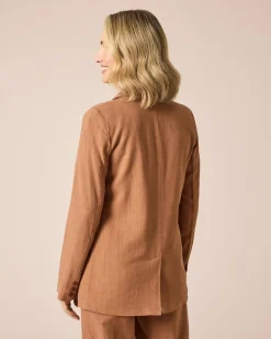 Leinen Blazer