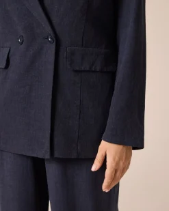 Leinen Blazer