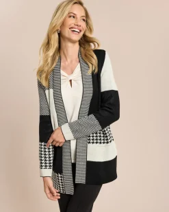 Longcardigan aufwendiges Jacquardmuster
