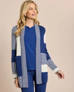 Longcardigan aufwendiges Jacquardmuster