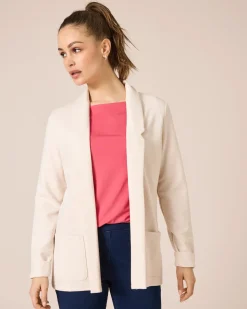 Longcardigan aus Ottoman-Jersey
