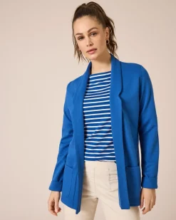 Longcardigan aus Ottoman-Jersey
