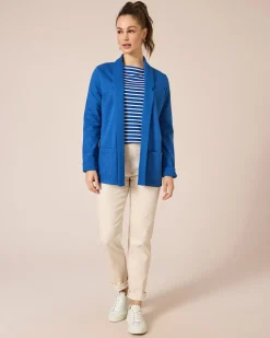 Longcardigan aus Ottoman-Jersey